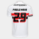 Camisa São Paulo Home 2025/26 - Pablo Maia N°29