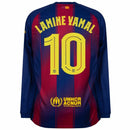Manga Longa Barcelona Home 2025/26 - Lamine Yamal N°10