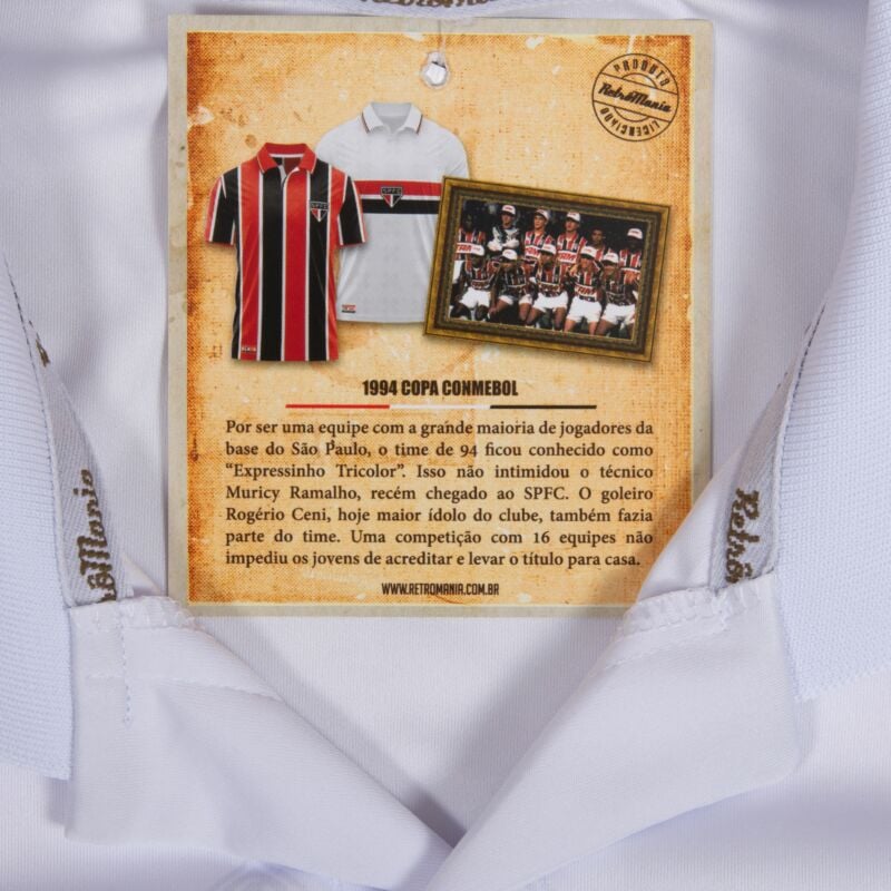 Camisa Retrô São Paulo Home 1994 - Kaká N°8