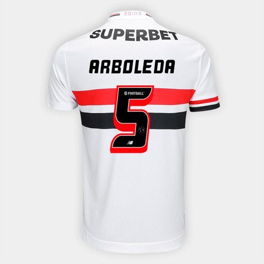 Camisa São Paulo Home 2025/26 - Arboleda N°5