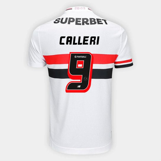 Camisa São Paulo Home 2025/26 - Calleri N°9