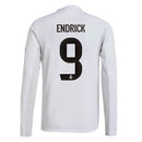 Manga Longa Real Madrid Home 2025/26 - Endrick N°9