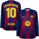 Manga Longa Barcelona Home 2025/26 - Lamine Yamal N°10