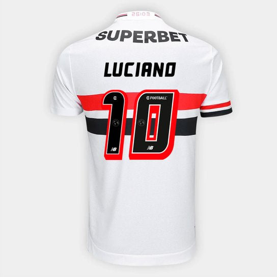 Camisa São Paulo Home 2025/26 - Luciano N°10