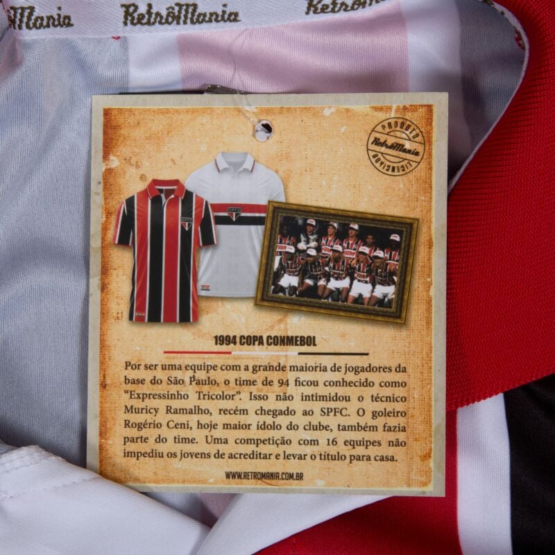 Camisa Retrô São Paulo Away 1994 - Kaká N°8