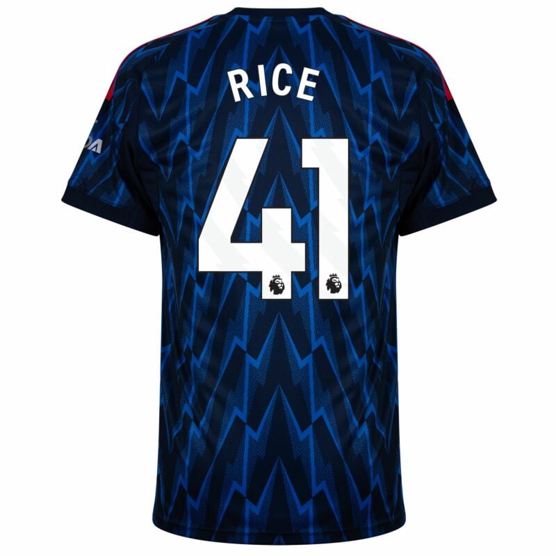 Camisa Arsenal Away 2025/26 - Rice N°41