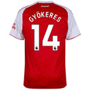 Camisa Arsenal Home 2025/26 - Gyökeres N°14