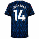 Camisa Arsenal Away 2025/26 - Gyökeres N°14