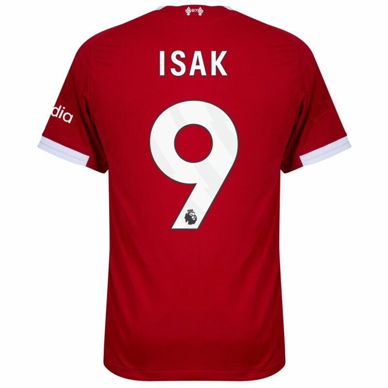 Camisa Liverpool Home 2025/26 - Isak N°9