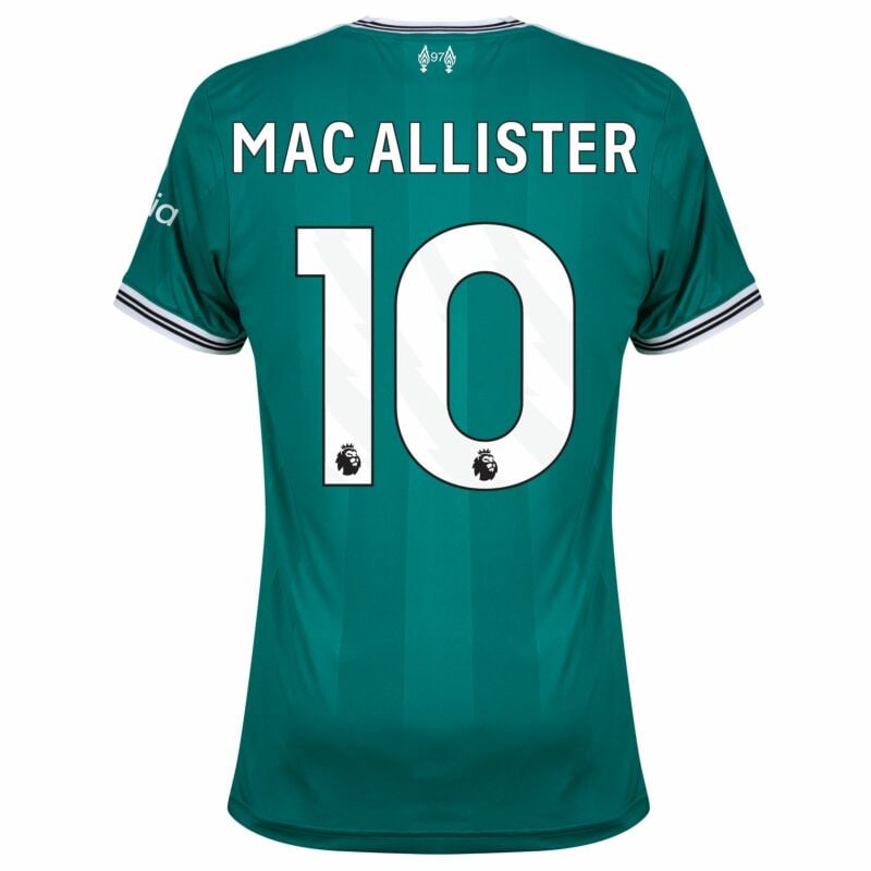 Camisa Liverpool Third 2025/26 - Mac Allister N°10