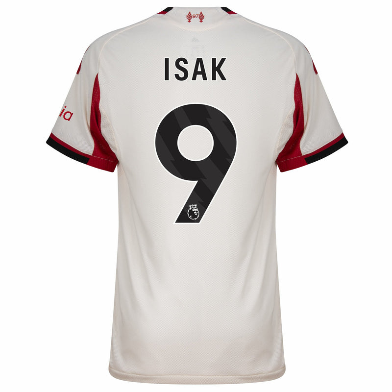 Camisa Liverpool Away 2025/26 - Isak N°9