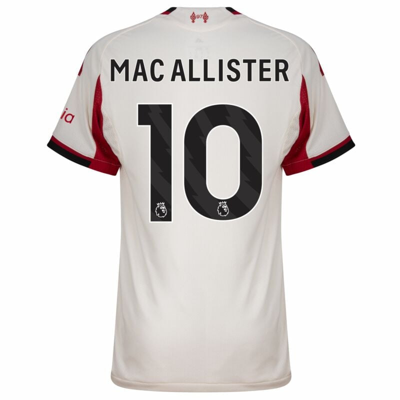 Camisa Liverpool Away 2025/26 - Mac Allister N°10