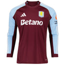Manga Longa Aston Villa Home 2025/26