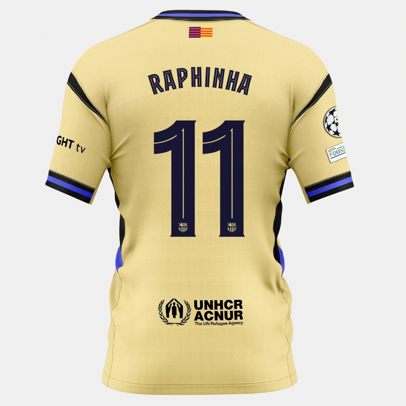 Camisa Barcelona Away 2025/26 - Raphinha N°11
