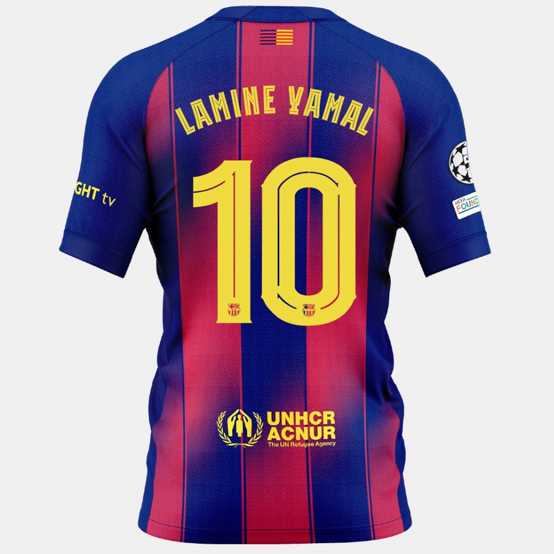 Camisa Barcelona Home 2025/26 - Lamine Yamal N°10