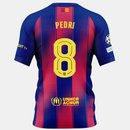 Camisa Barcelona Home 2025/26 - Pedri N°8