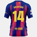 Camisa Barcelona Home 2025/26 - Rashford N°14